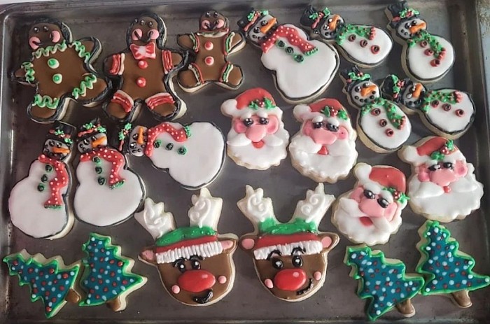 Custom Christmas Sugar Cookies